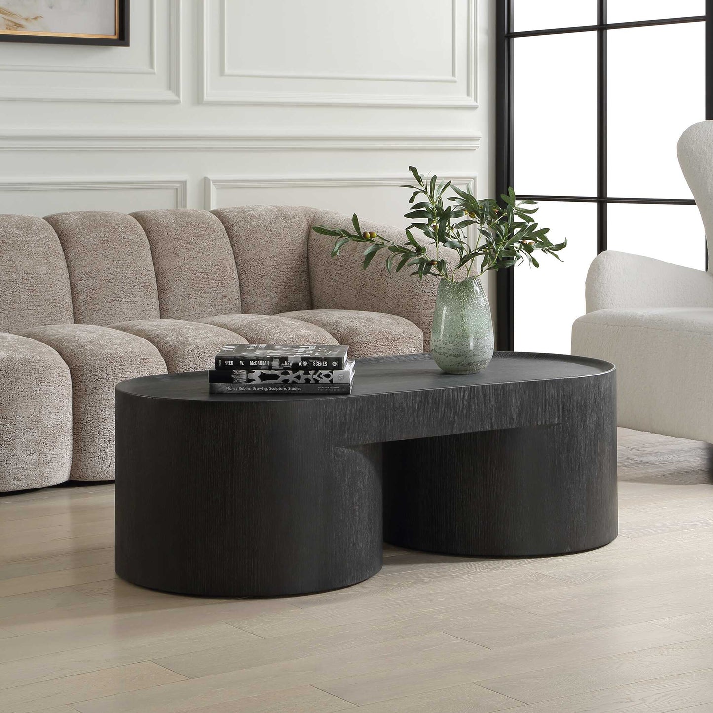 Uttermost Isbell Black Stained Coffee Table