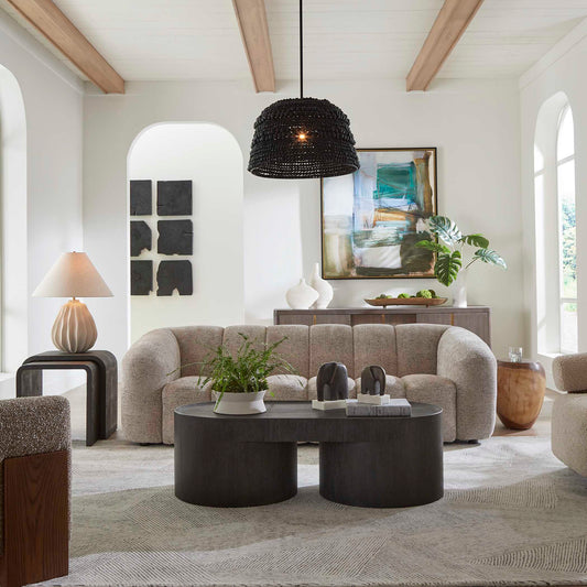 Uttermost Isbell Black Stained Coffee Table