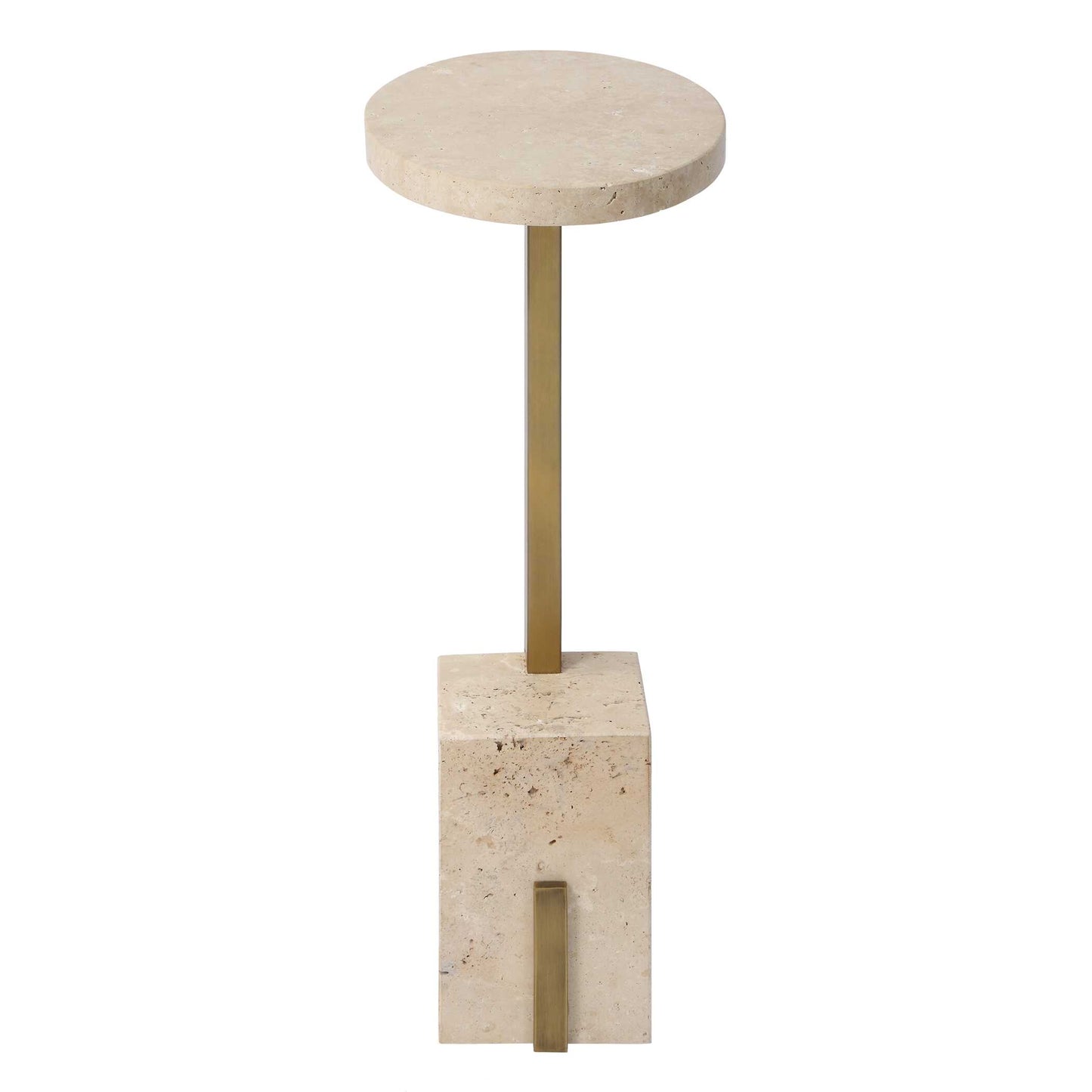 Uttermost Feranno Travertine Accent Table