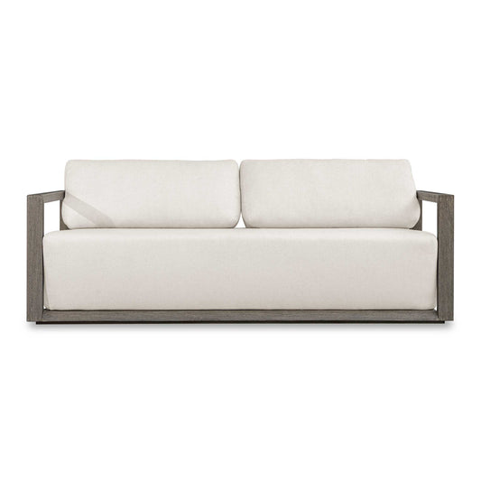 Uttermost Remsen Outdoor Gray Sofa - Brown