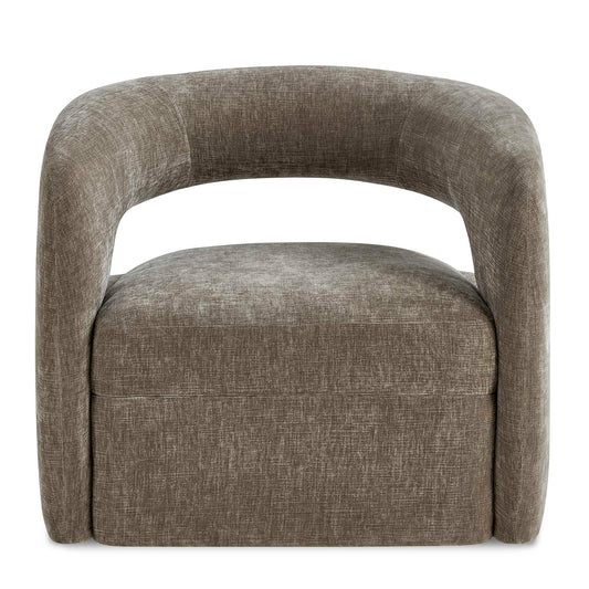 Uttermost Breis Swivel Barrel Chair - Gray
