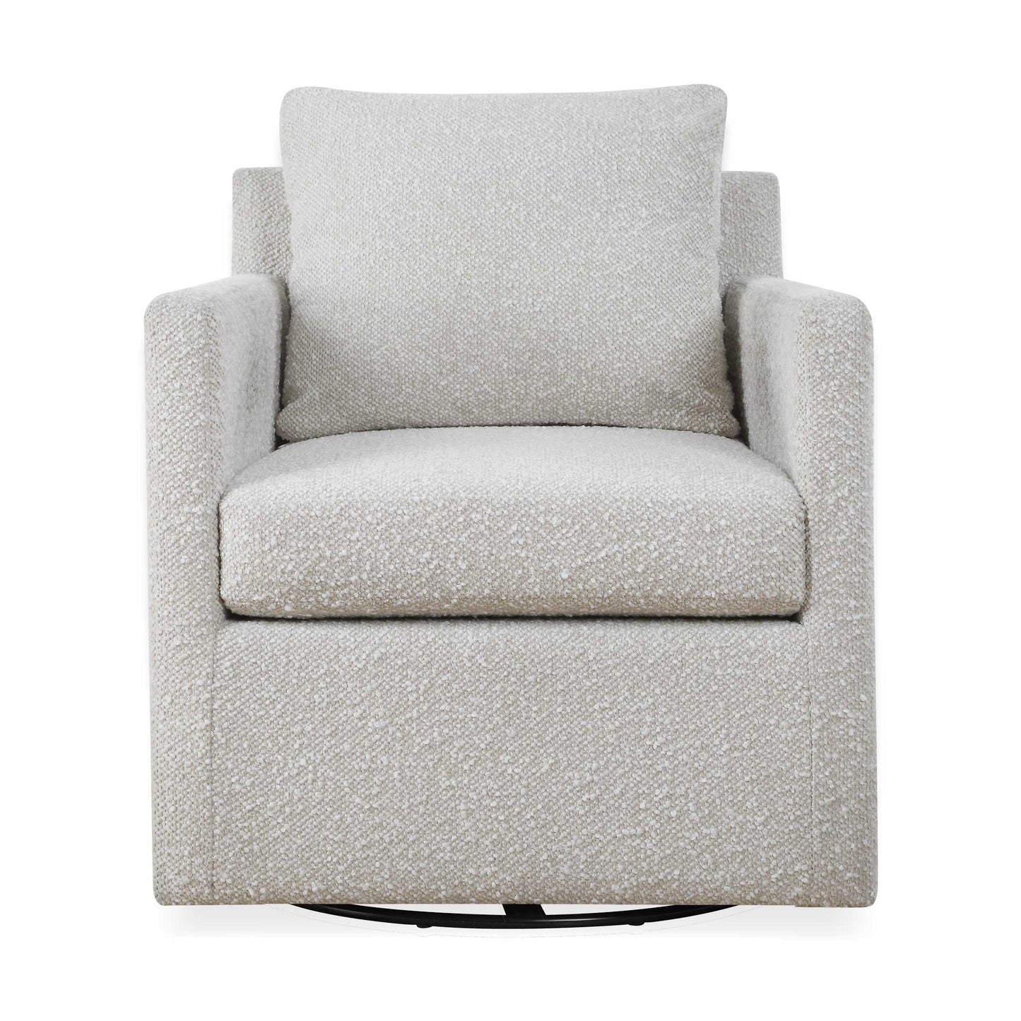 Uttermost Tisdell Cream Swivel/Glider Chair - White