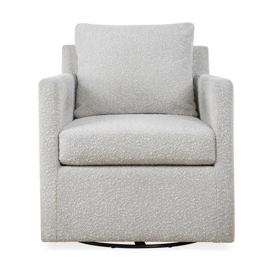 Uttermost Tisdell Cream Swivel/Glider Chair - White