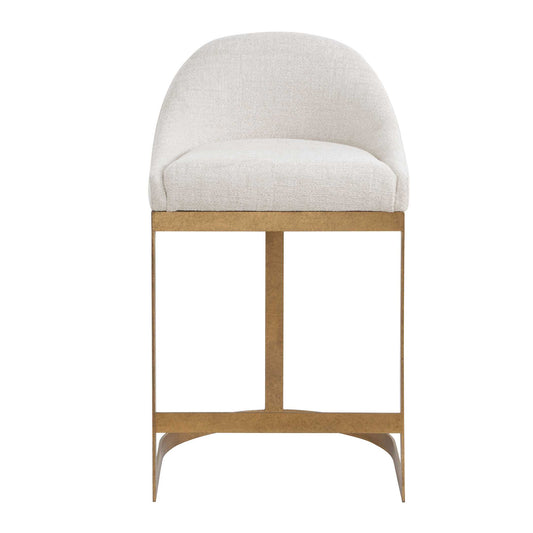 Uttermost Ira Ivory Counter Stool - Gold,White