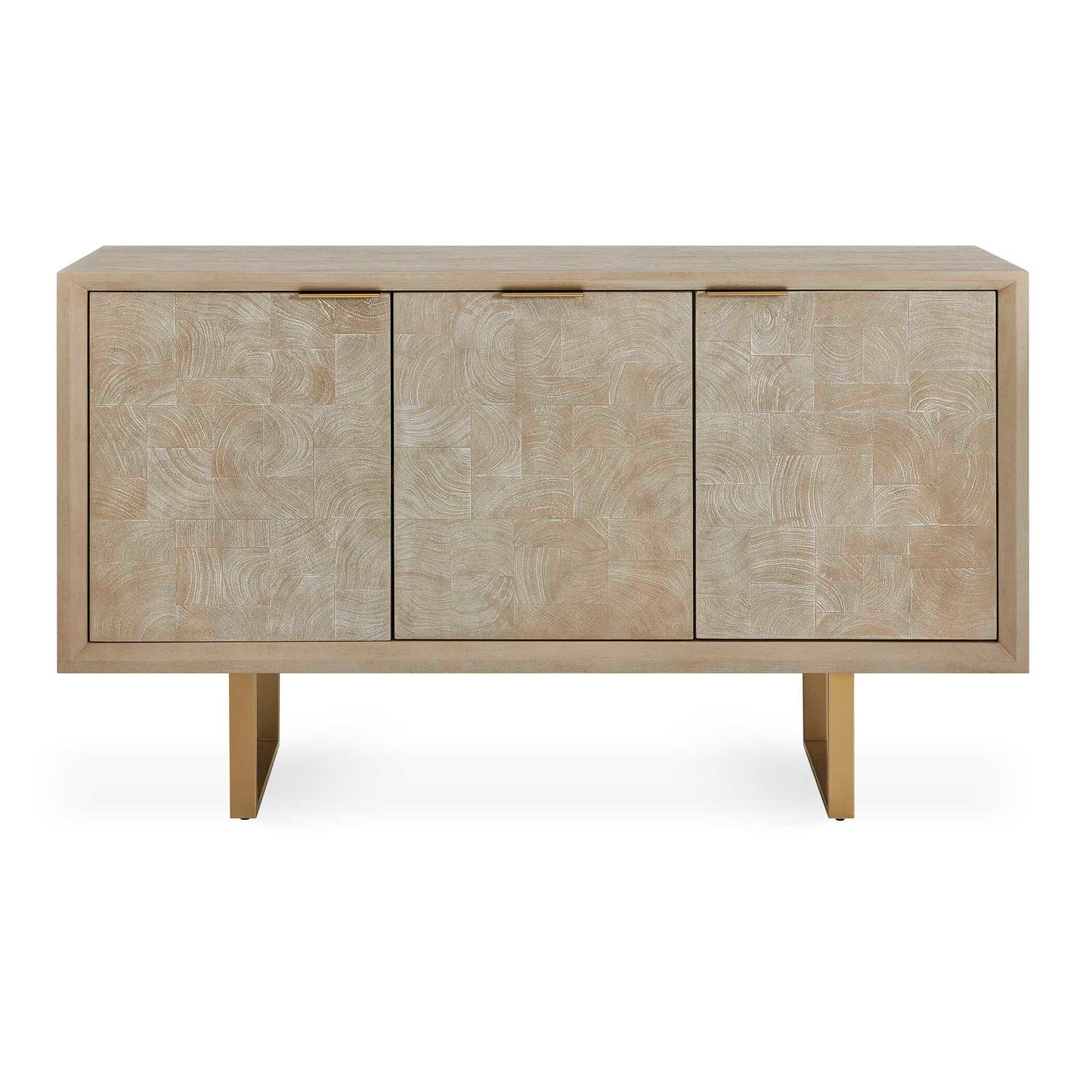 Uttermost Maeva 3 Door Light Wood Cabinet - Woodtone