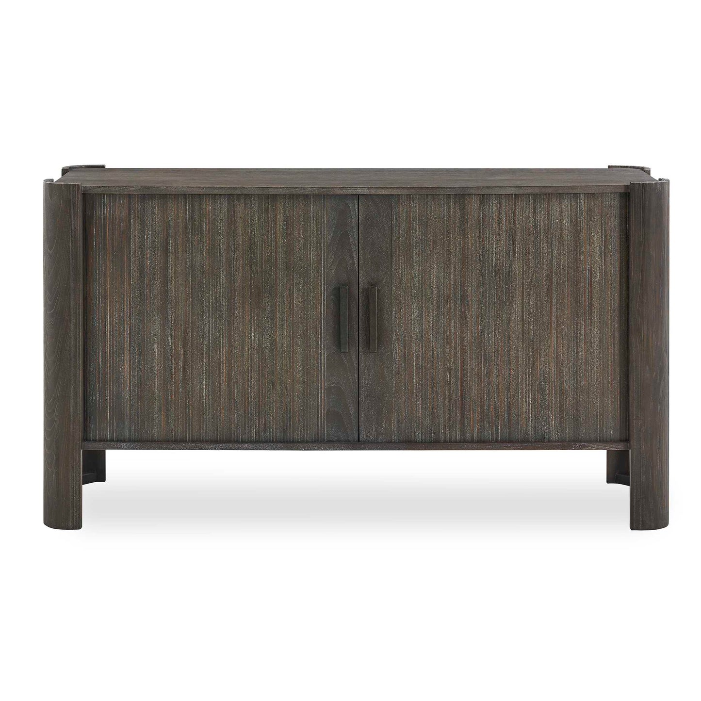 Uttermost Drury 2 Door Dark Gray Cabinet - Black
