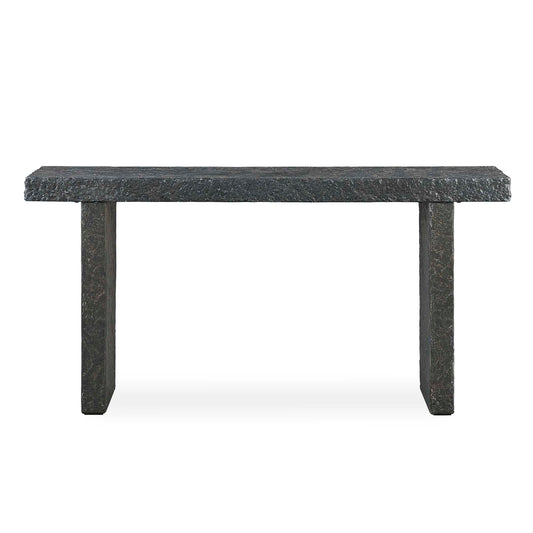 Uttermost Hagan Indoor-Outdoor Slate Console Table - Black,Brown