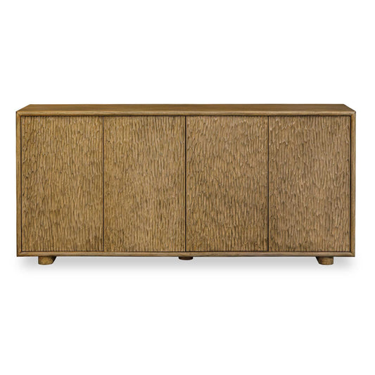 Uttermost Stevenson Natural Wood 4 Door Cabinet - Woodtone