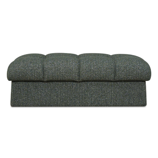 Uttermost Harlem Moss Green/ Lake Blue Bench - Green