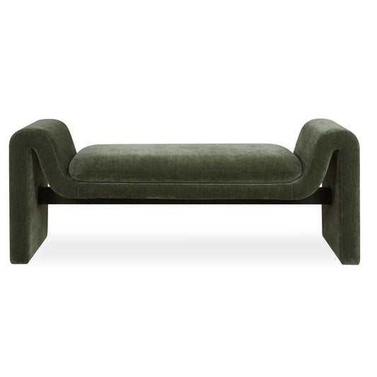 Uttermost Manson Moss Bench - Green