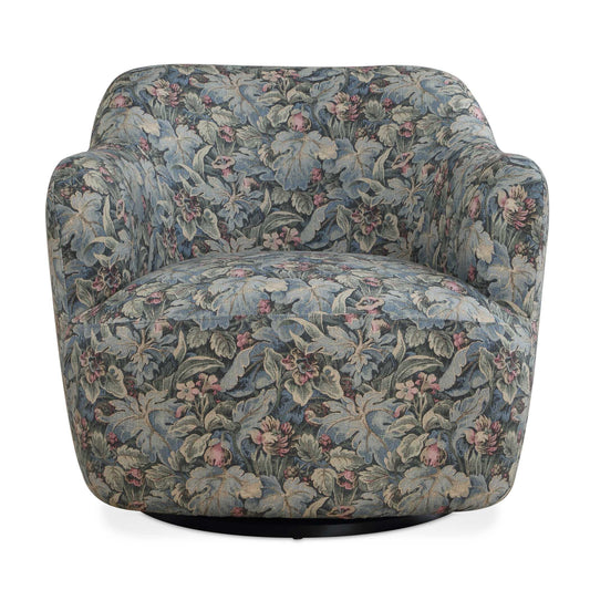 Uttermost Ansel Tapestry Swivel Chair - Green