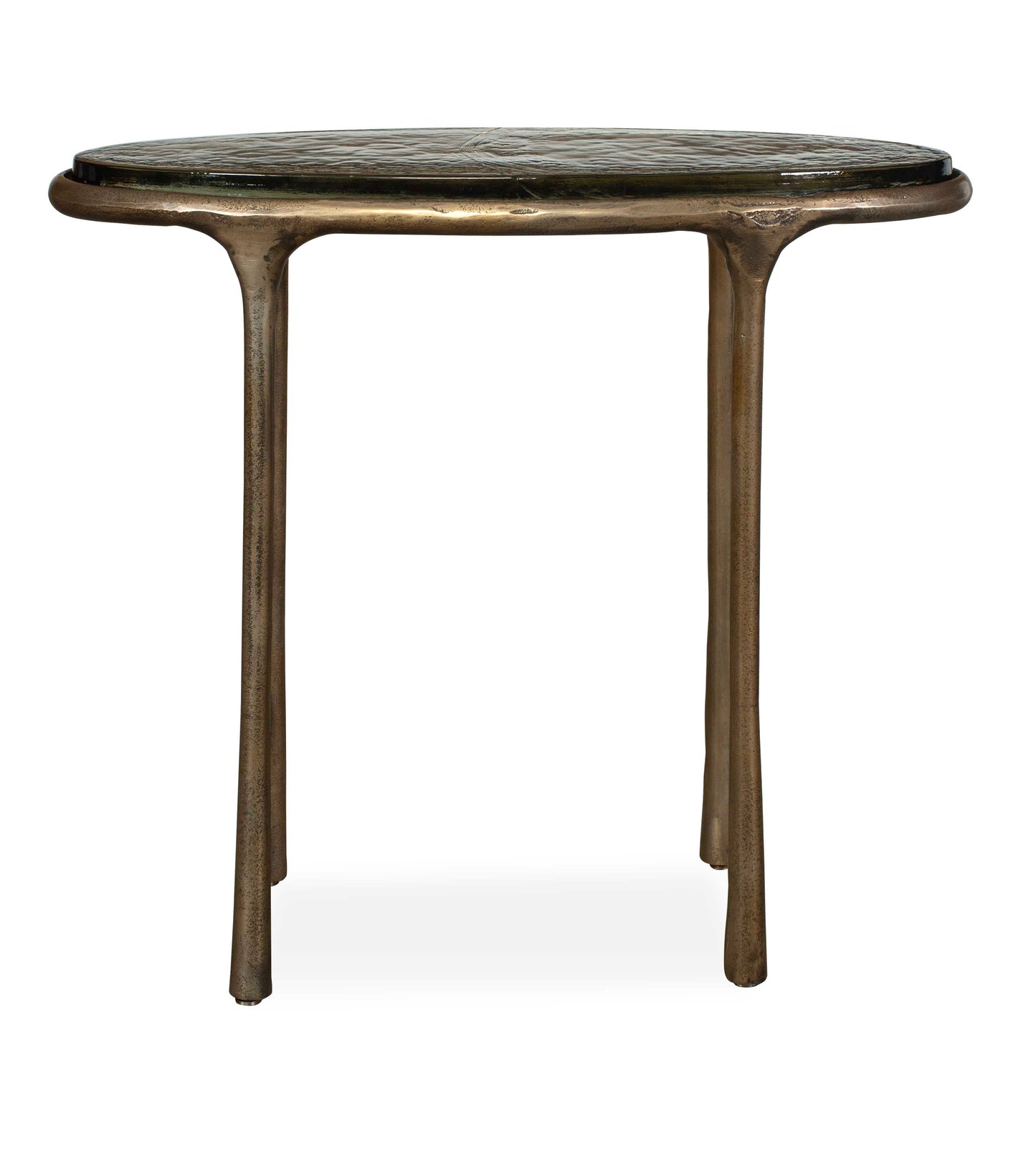 Uttermost Ata Oval Brass Accent Table - Brass