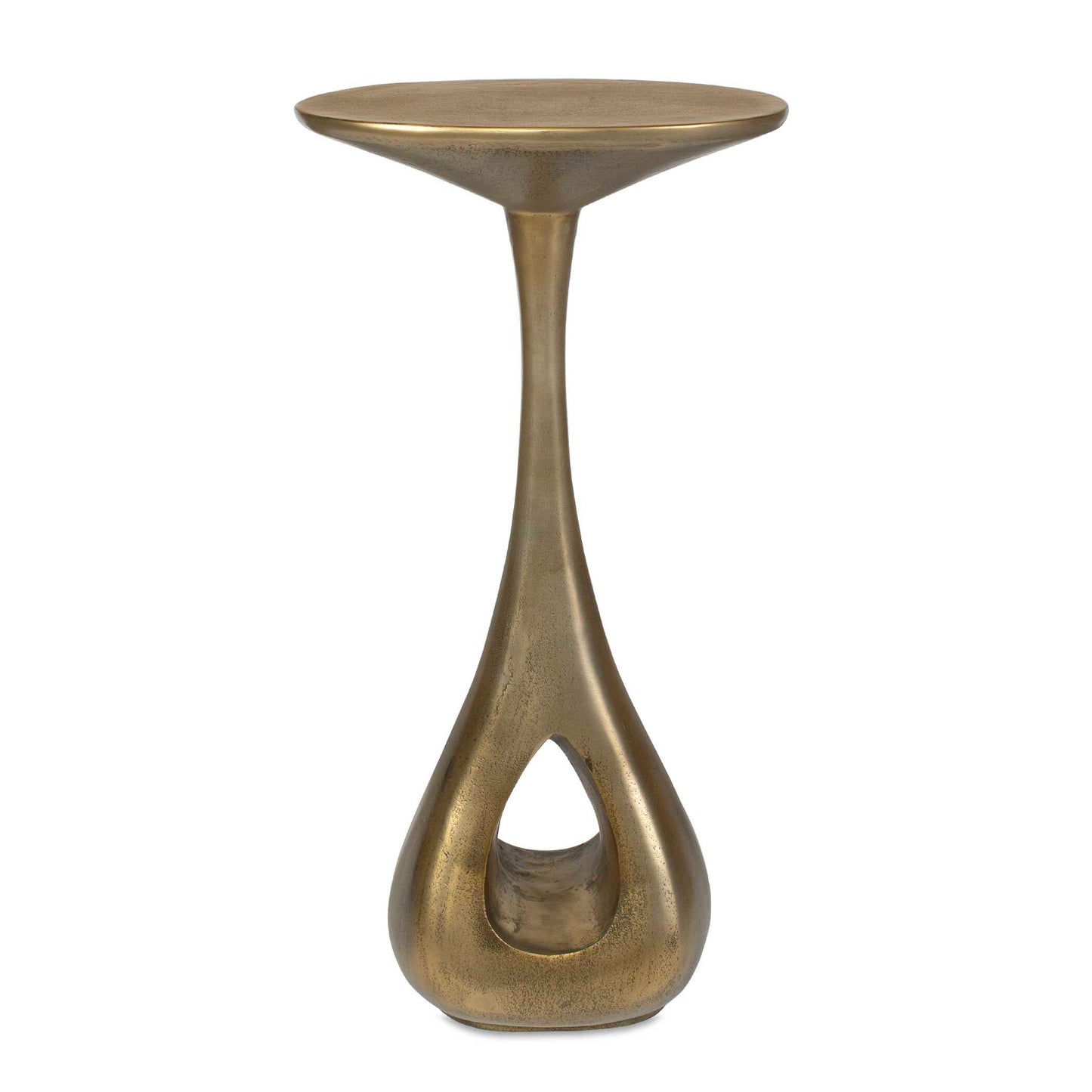 Uttermost Tolstoy Indoor-Outdoor Accent Table - Brass