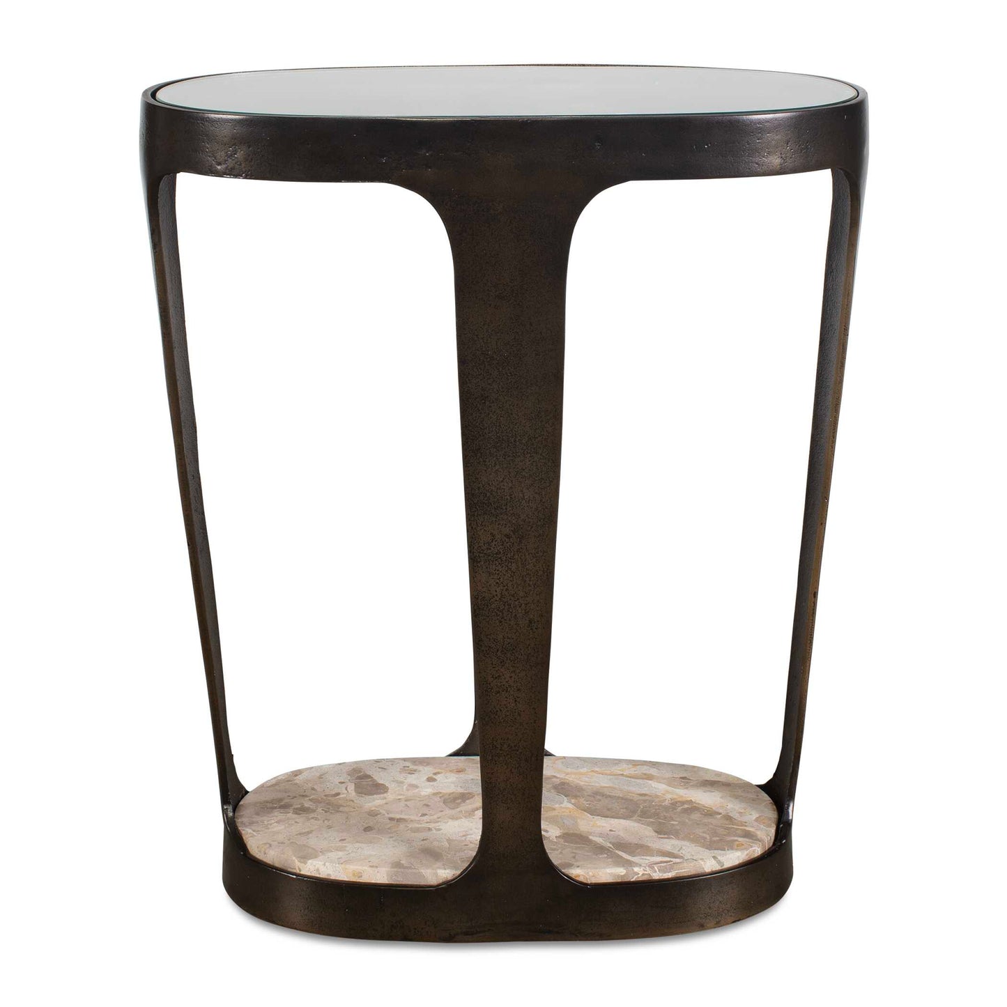 Uttermost Coronado Dark Bronze Accent Table - Bronze