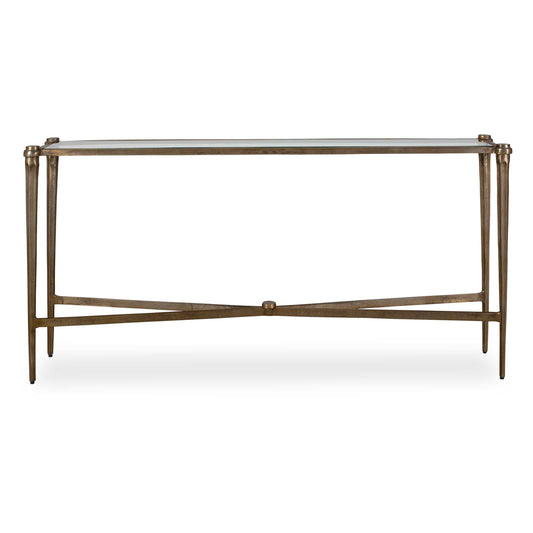 Uttermost Amara Antique Brass Console Table - Brass