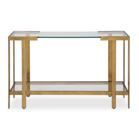 Uttermost Kendrick Glass Console Table - Gold