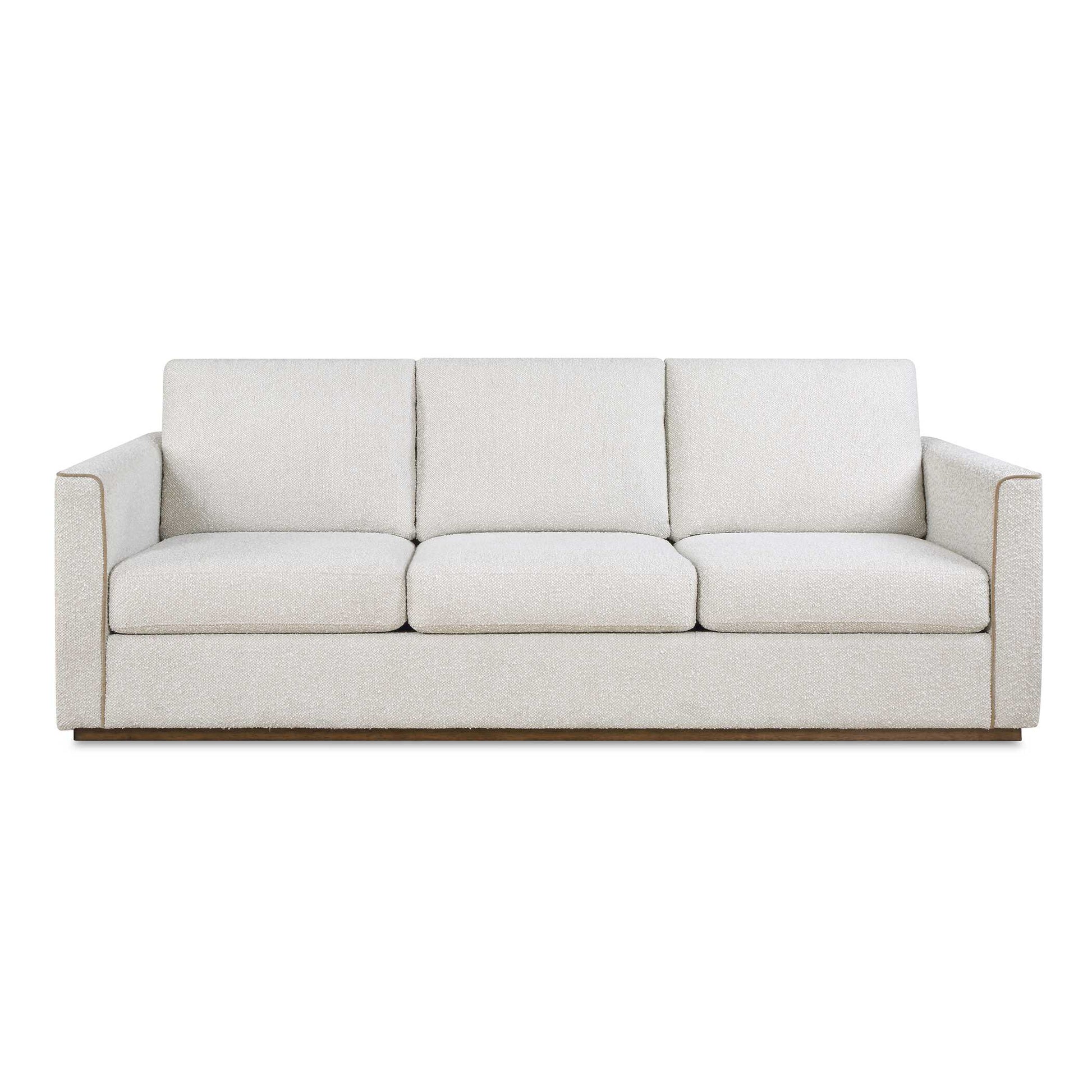 Uttermost Lorien Cream Boucle Sofa - White
