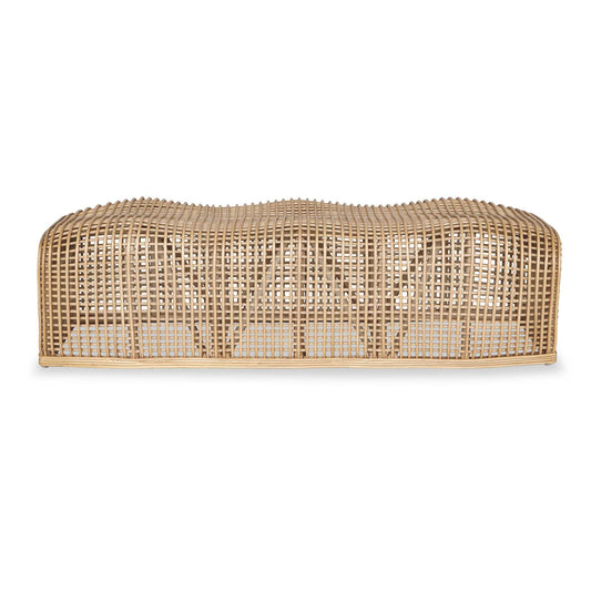 Uttermost Tino Rattan Bench - Woodtone
