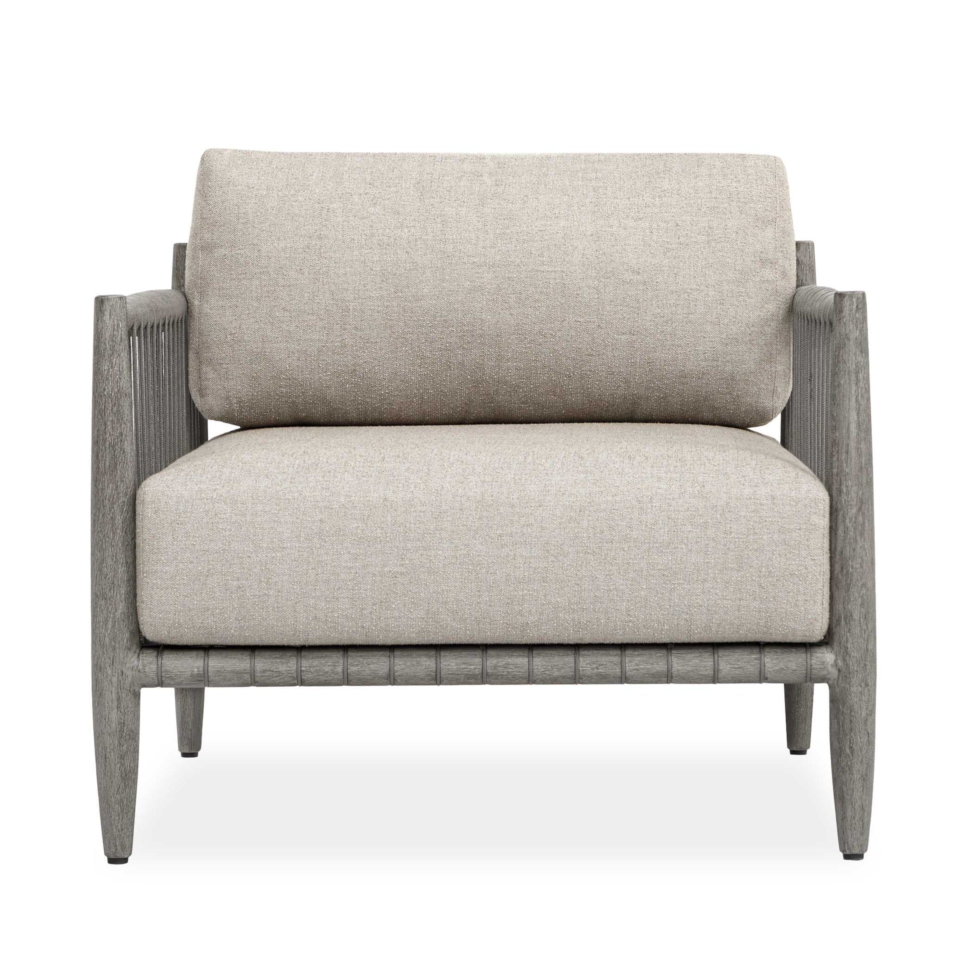 Uttermost Borneo Outdoor Dove Lounge Chair - Gray