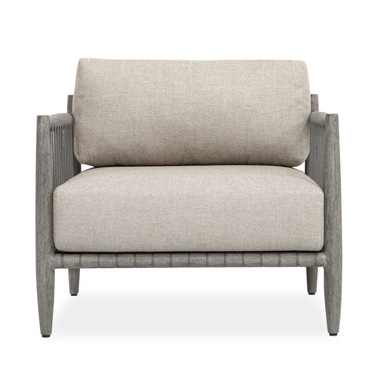 Uttermost Borneo Outdoor Dove Lounge Chair - Gray