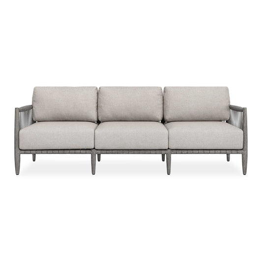 Uttermost Borneo Outdoor Dove Sofa - Gray