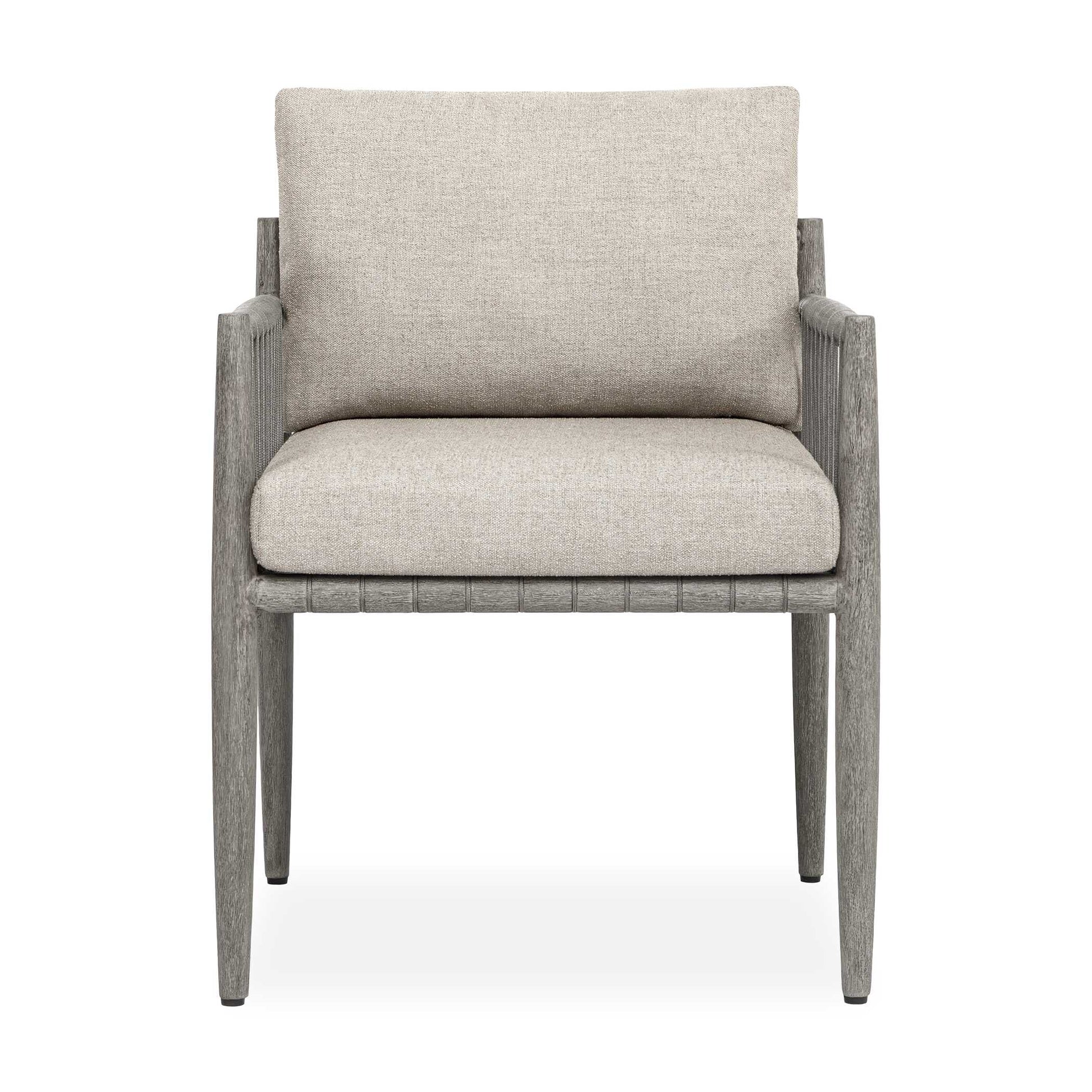 Uttermost Borneo Outdoor Dove Dining Chair - Gray