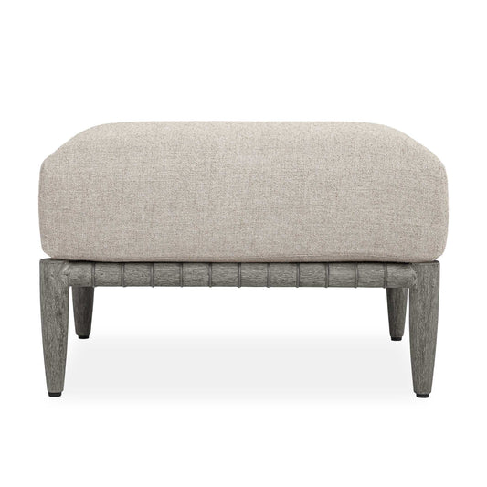 Uttermost Borneo Outdoor Dove Ottoman - Gray