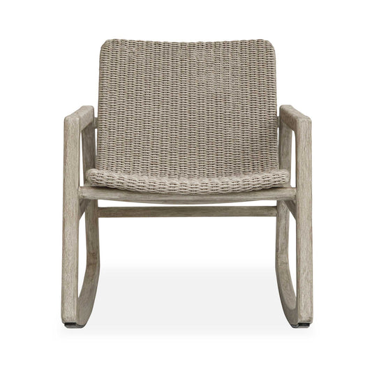 Uttermost Sumba Outdoor Wicker Rocking Chair - Gray