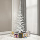 7.5' Flocked Kuna Pine Artificial Christmas Tree