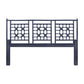 Blue Lattice King Headboard