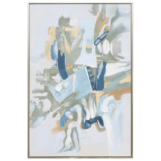 Blue & Gray Canvas Art