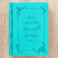 Strength and Dignity Teal Faux Leather Handy-sized Journal - Proverbs 31:25