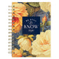 Be Still and Know Yellow Rose Spiral Journal - Psalm 46:10