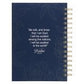 Be Still and Know Yellow Rose Spiral Journal - Psalm 46:10