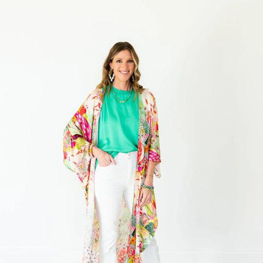 Jaipur Long Kimono One Size