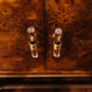 Burl Wood Double Sink Vanity