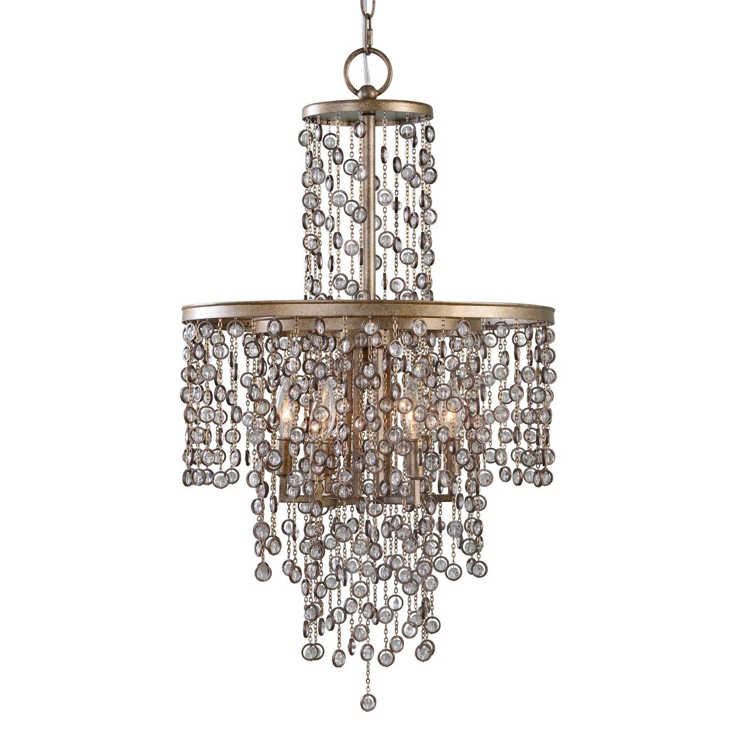 Uttermost Valka 6 Light Crystal Chandelier