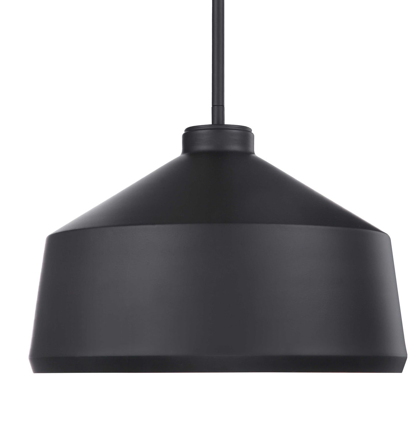 Uttermost Holgate 1 Light Black Pendant