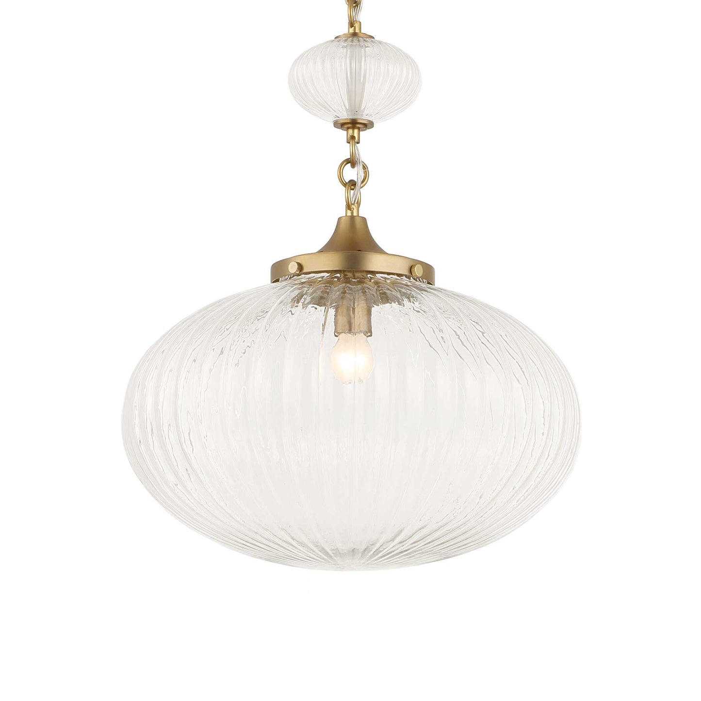Uttermost Bellaire 1 Light Glass Shade Pendant