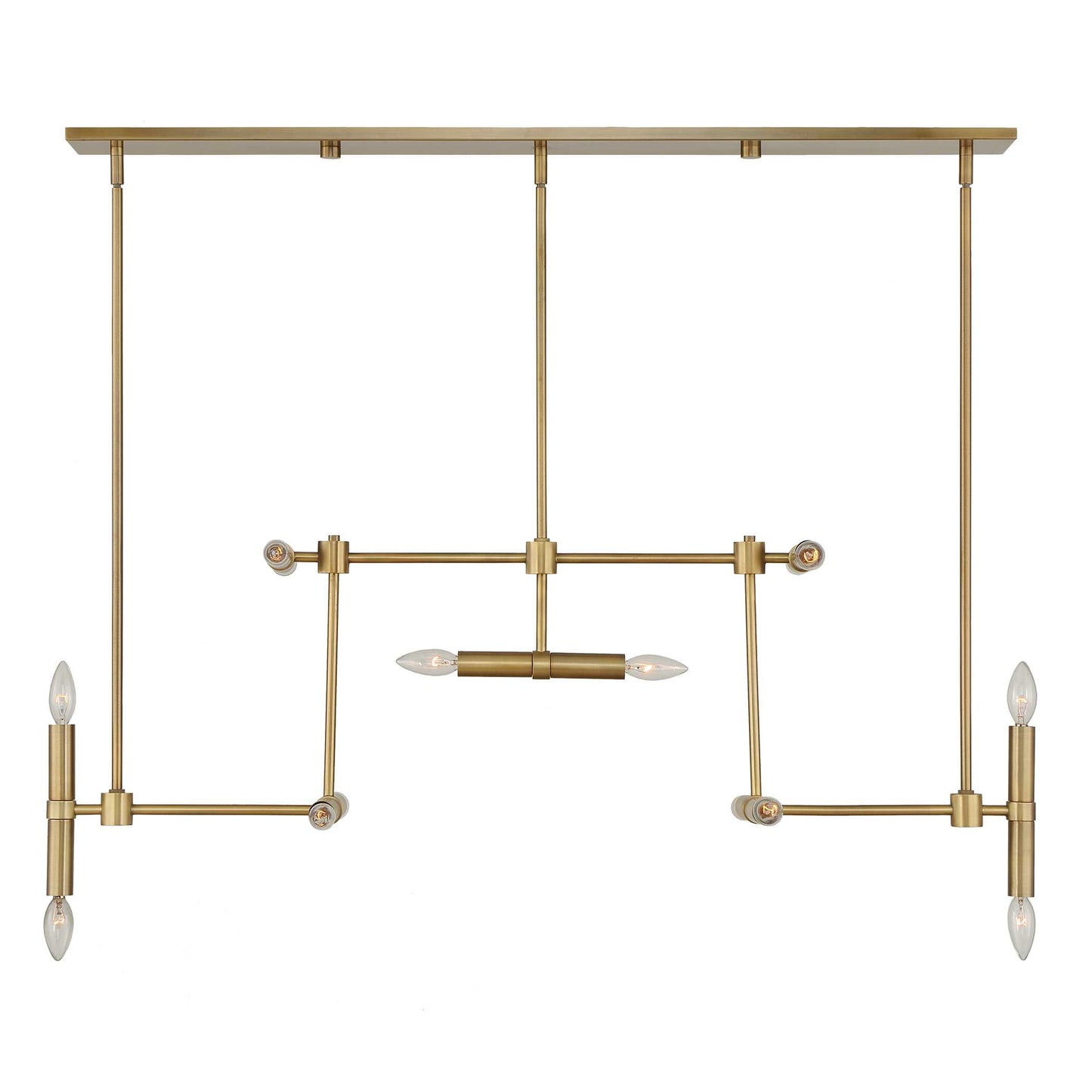 Uttermost Cadre 14 Light Modern Linear Pendant