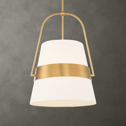 Uttermost Harness 1 Light Shade Pendant