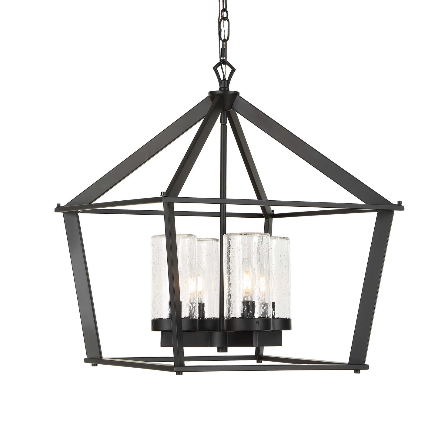 Uttermost Evanston 4 Light Indoor-Outdoor Pendant - Black