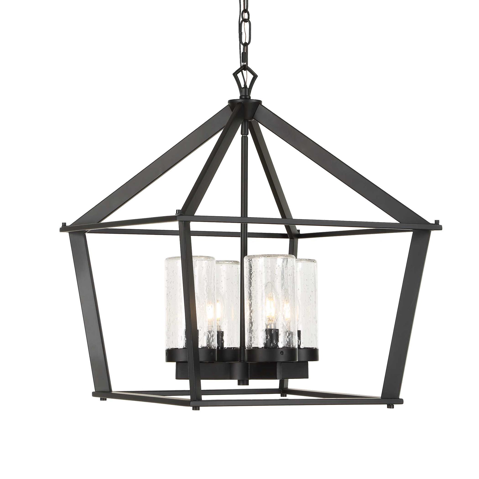 Uttermost Evanston 4 Light Indoor-Outdoor Pendant - Black