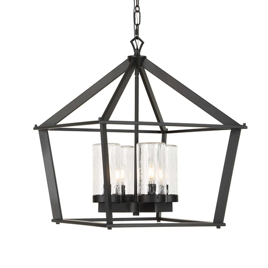 Uttermost Evanston 4 Light Indoor-Outdoor Pendant - Black