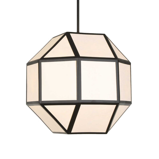 Uttermost Hoi An 4 Light Geometric Chandelier - Black