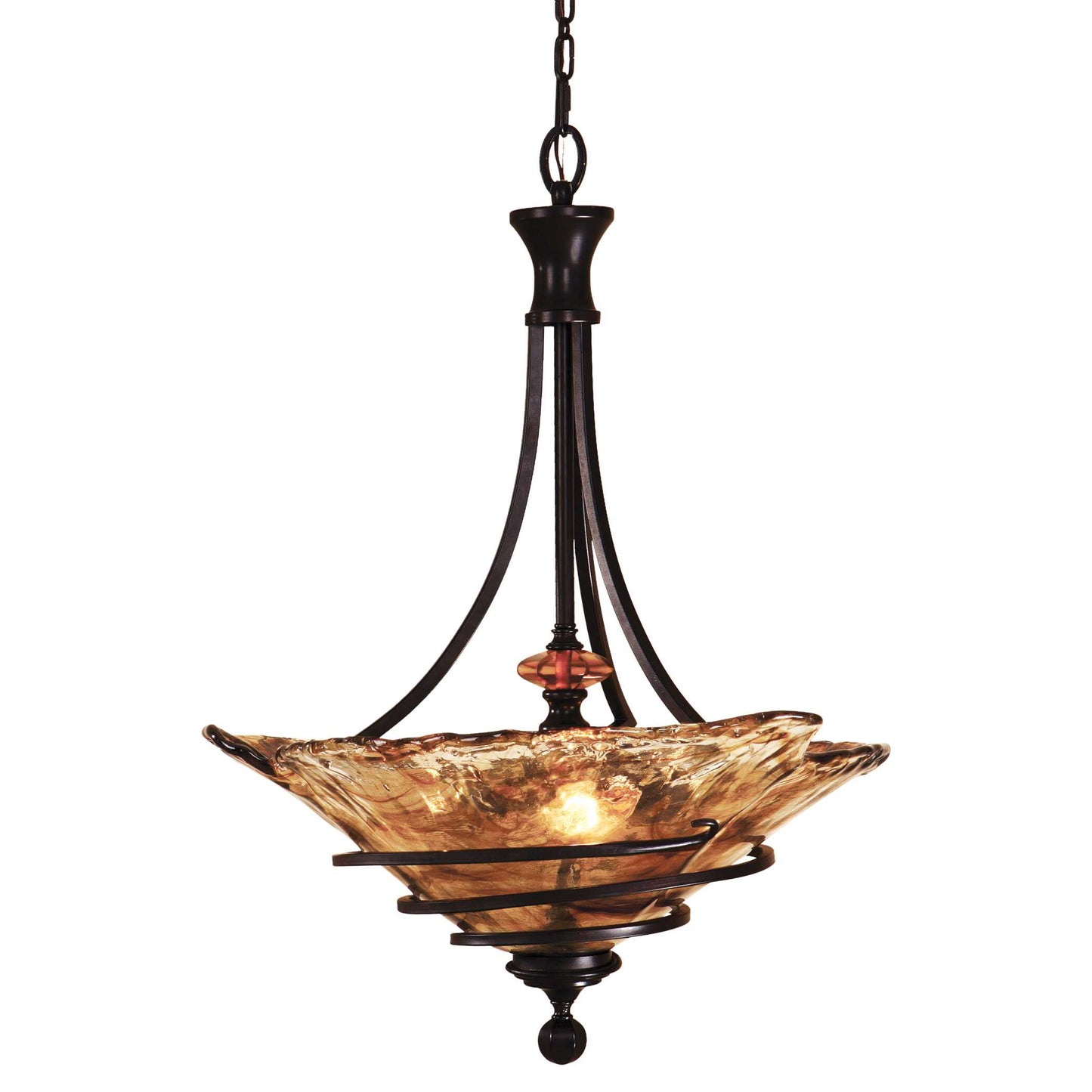 Uttermost Vitalia 3 Light Oil Rubbed Bronze Pendant