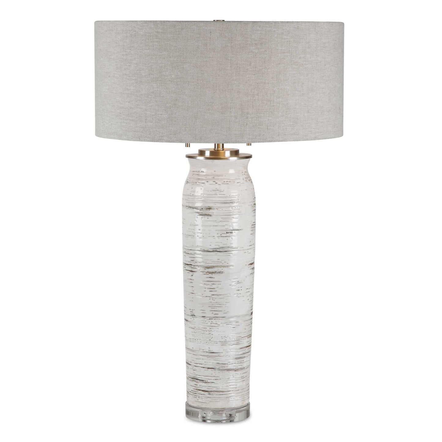 Uttermost Lenta White Table Lamp