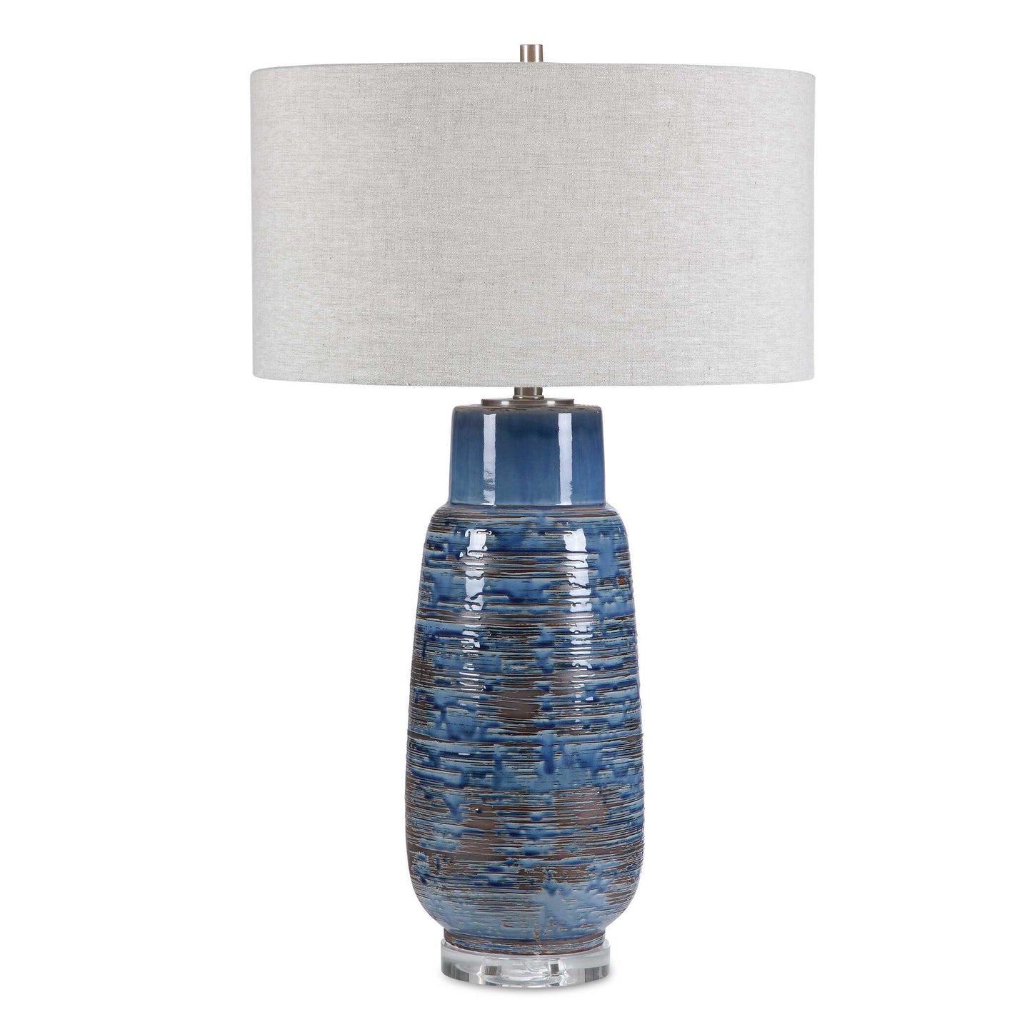 Uttermost Magellan Blue Table Lamp