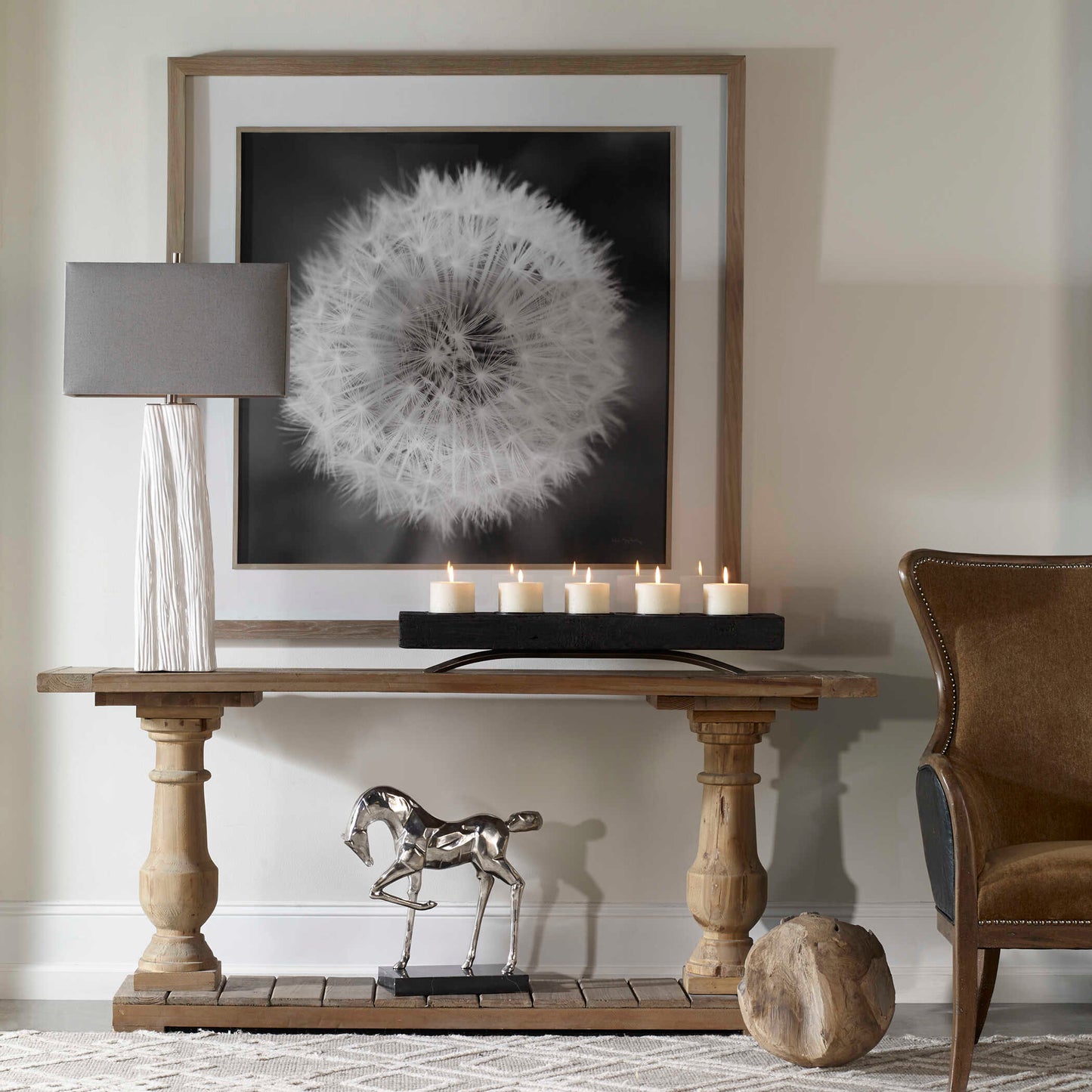 Uttermost Sycamore White Table Lamp