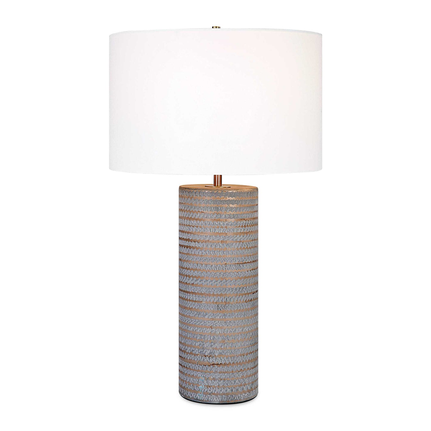 Uttermost Monolith Gray Table Lamp